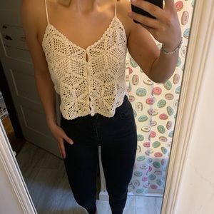 Pacsun LA Hearts Crocheted Tank top